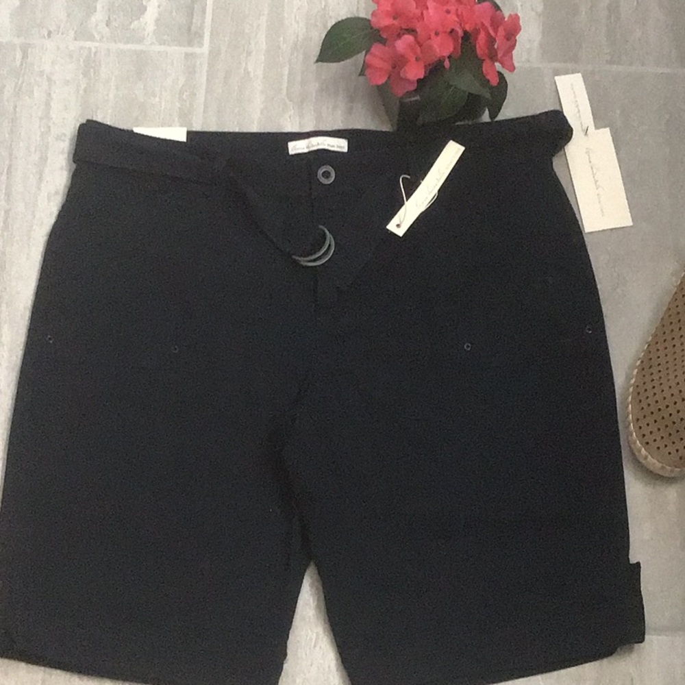 NWT Navy Blue Khaki Twill Shorts